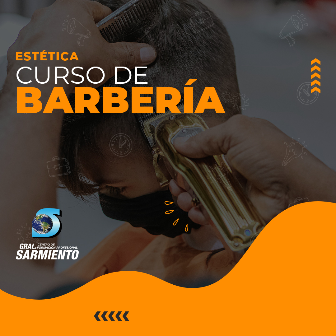 Difuminar Atrás, atrás, atrás parte Experto Curso de Barberia | Formación Gral. Sarmiento - formacionsarmiento.com